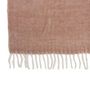 Voir la diapositive 3 : Paris Prix Plaid Déco  Alpha  136x190cm Rose & Blanc