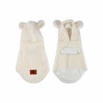 Paris Prix Veste Doudou pour Chien  Wooly  30cm Écru