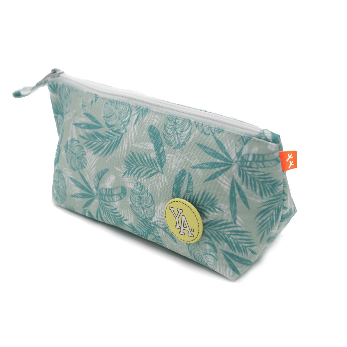YOUNG'S ATTITUDE Trousse triangle verte motif feuilles