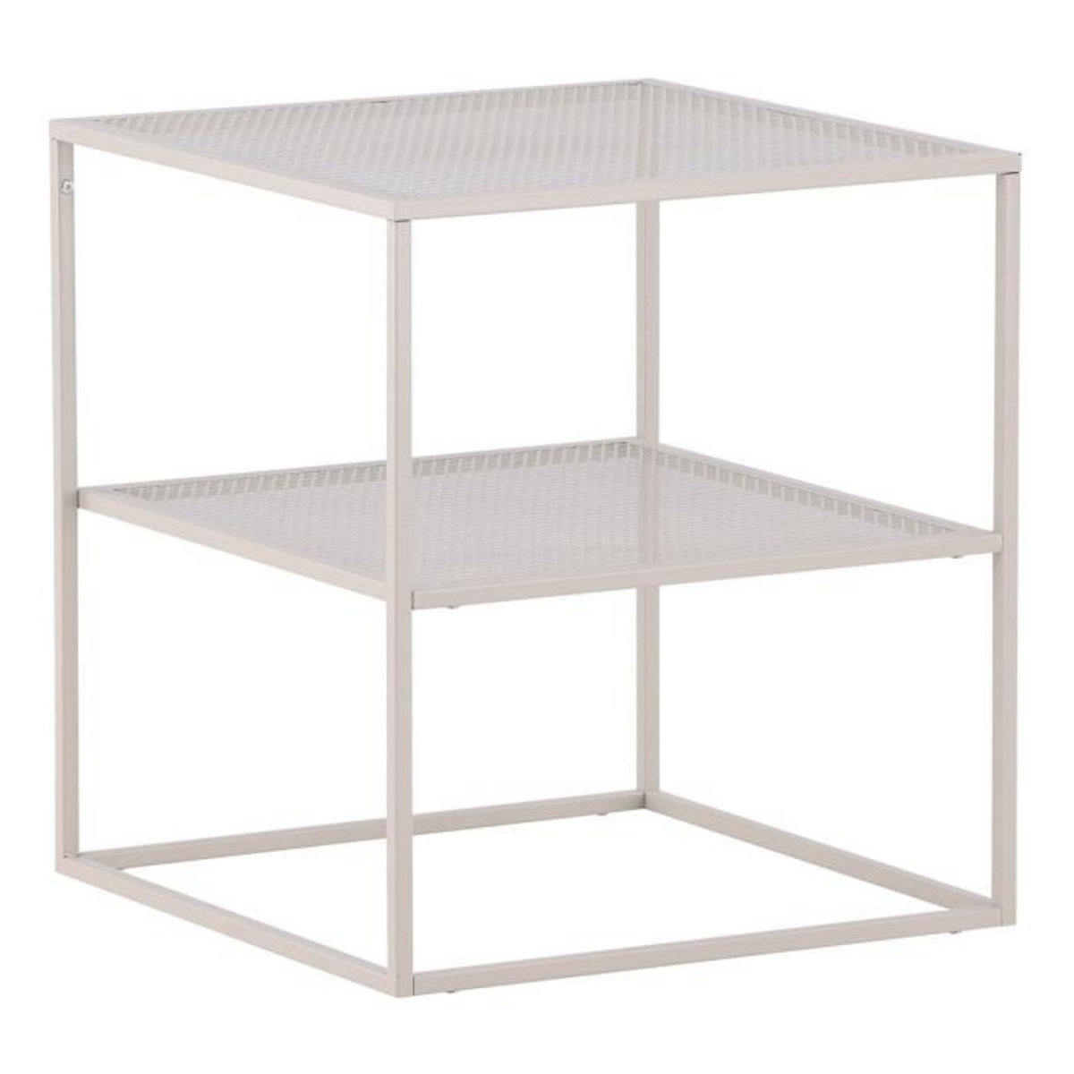 Paris Prix Table d'Appoint Avec Étagère  Netz  60cm Beige