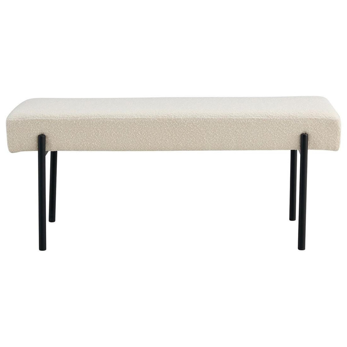 LISA DESIGN Romeo - banc - tissu bouclette - 100 cm