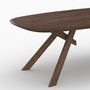 Voir la diapositive 6 : Rendez vous déco Table rectangulaire en bois d'hévéa massif foncé 8 personnes - Merlin