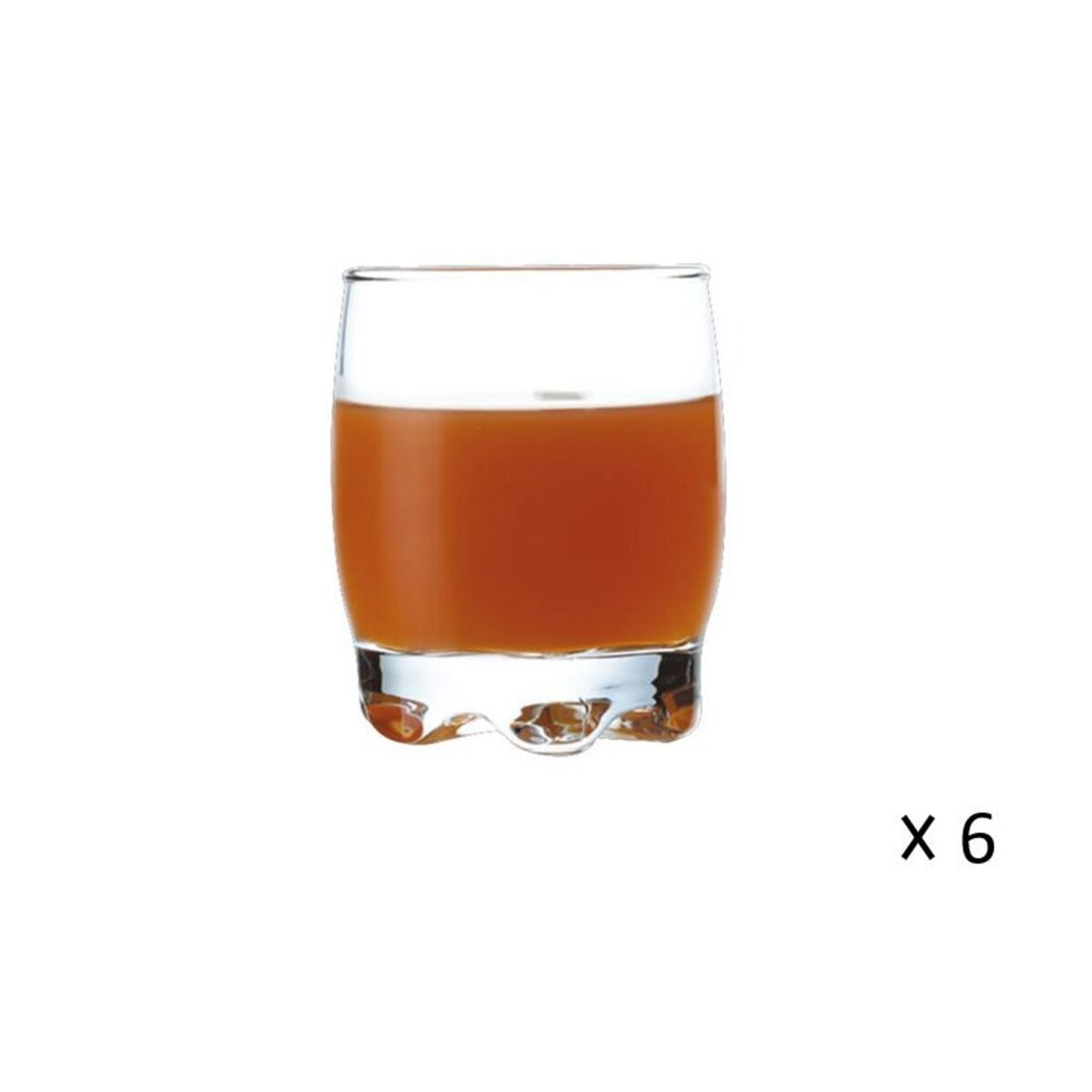 Lot de 6 verrines 8 cl INVITES