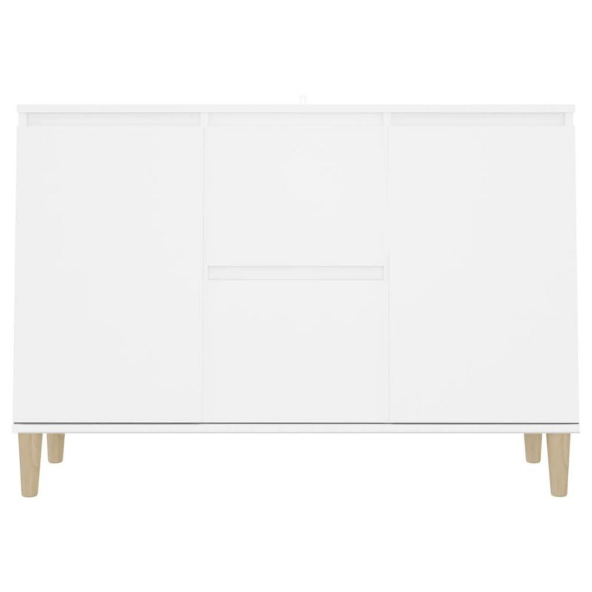 VIDAXL Buffet blanc 101x35x70 cm bois d'ingenierie
