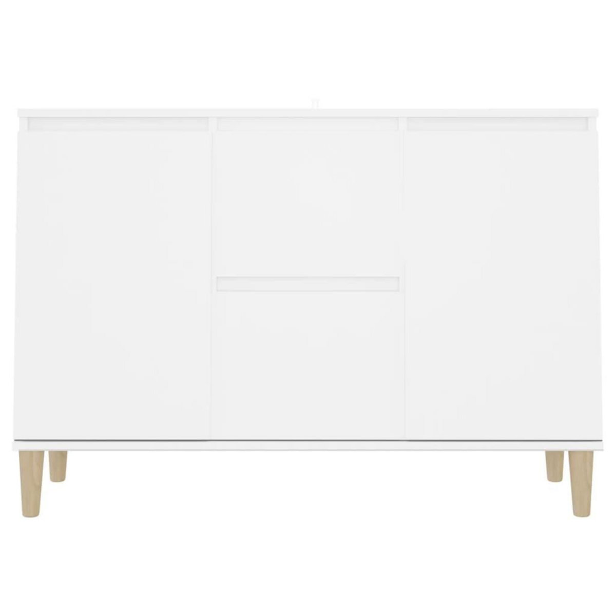 VIDAXL Buffet blanc 101x35x70 cm bois d'ingenierie