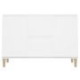 Voir la diapositive 5 : VIDAXL Buffet blanc 101x35x70 cm bois d'ingenierie