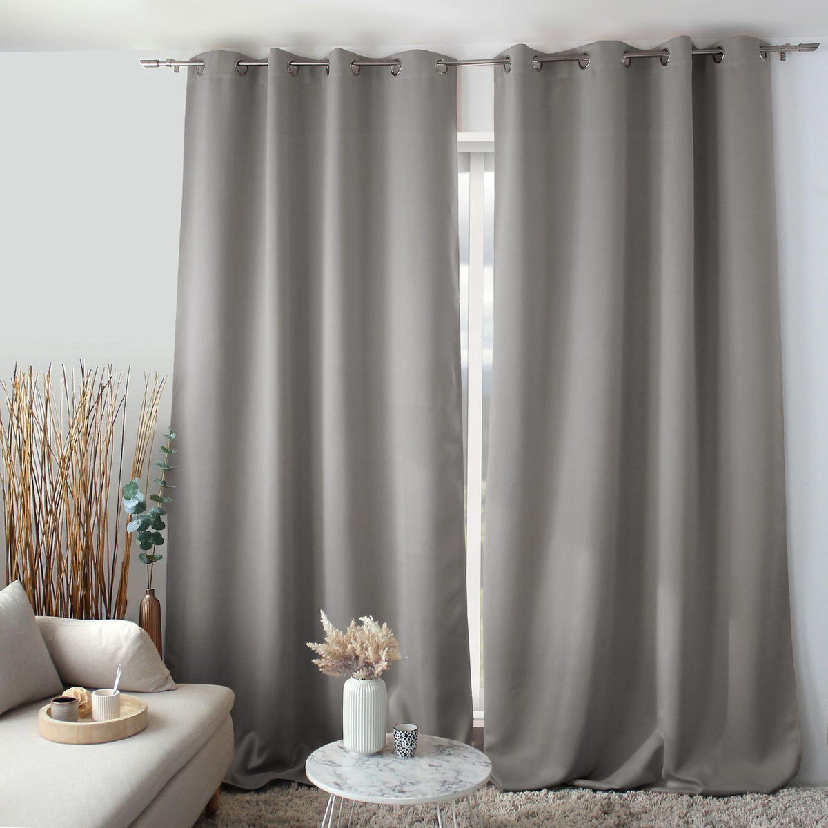 TOILINUX Rideau occultant ignifugé FLAMME