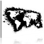 Voir la diapositive 1 : Paris Prix Tableau Imprimé  Carte Monochromatique du Monde