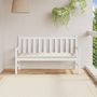 Voir la diapositive 3 : VIDAXL Coussin de banc de jardin creme melange 150x50x7 cm tissu