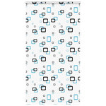 VIDAXL Store enrouleur de douche avec cassette largeur du tissu 116 cm