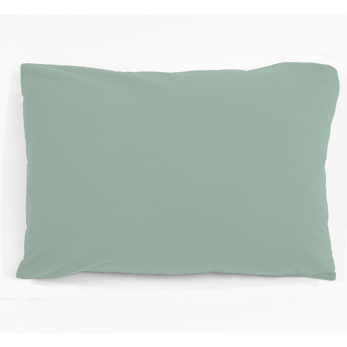 Taie d'oreiller unie en polycoton 51 fils 
