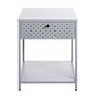 Voir la diapositive 2 : Paris Prix Table de Chevet 1 Tiroir  Boston  53cm Gris