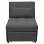 Voir la diapositive 4 : The Home Deco Factory Fauteuil convertible MALMO - Gris foncé