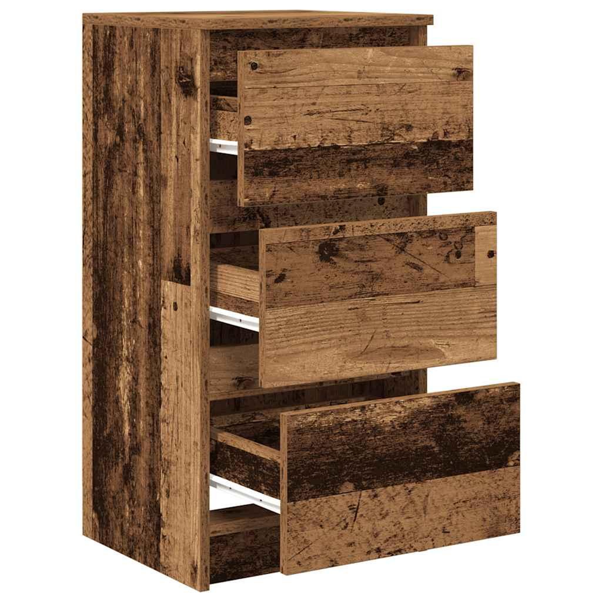 Voir la diapositive 5 : VIDAXL Buffet vieux bois 37,5x35x76 cm bois d'ingenierie