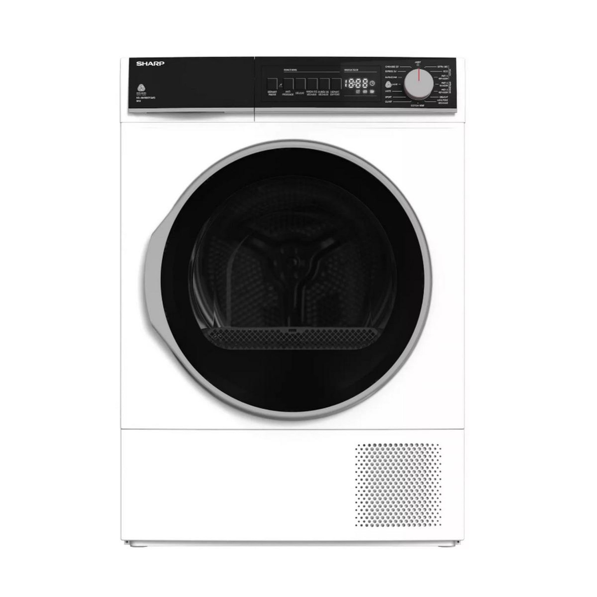 Sharp Sèche-linge pompe à chaleur 60cm 8kg - kdnhb8s7gwd