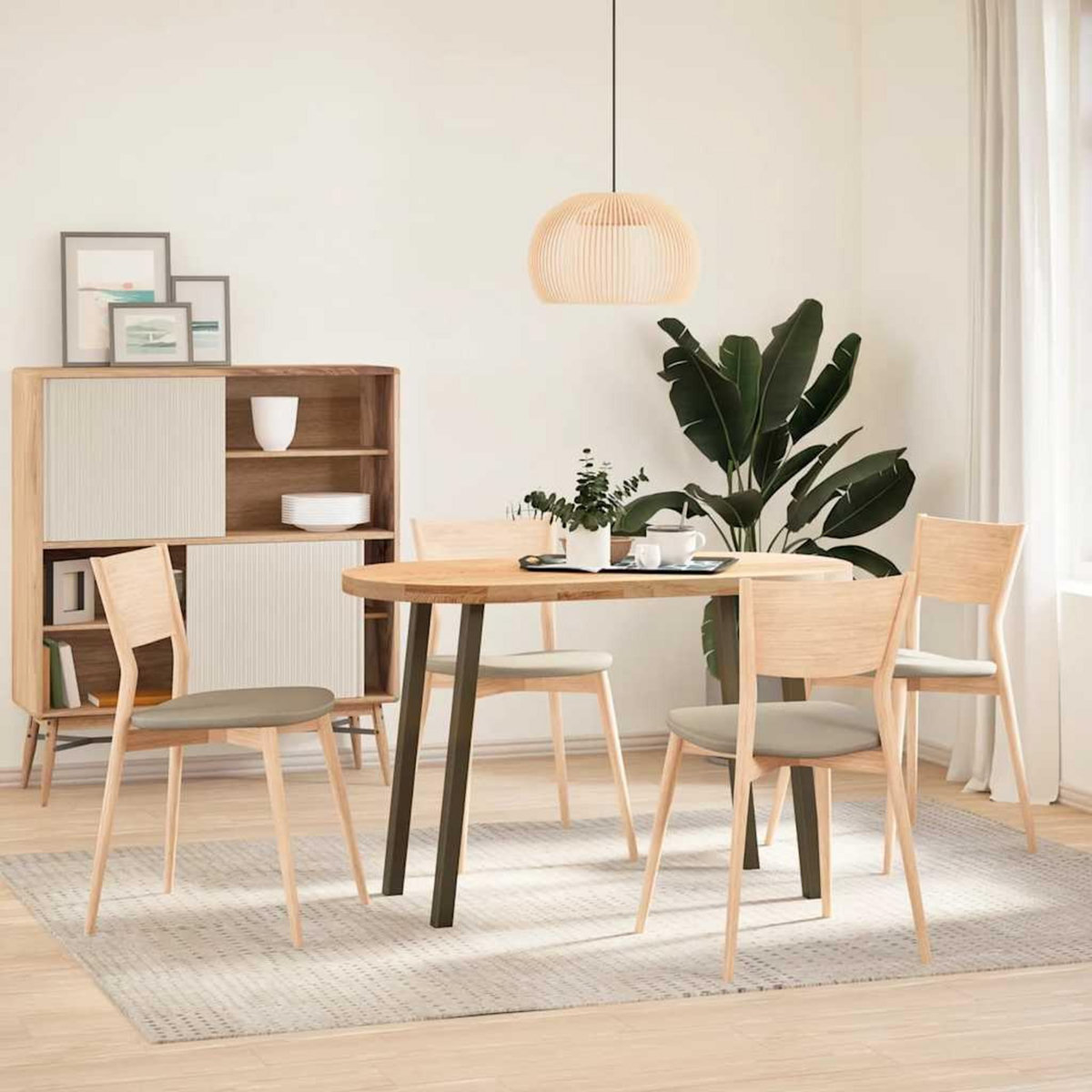 VIDAXL Pieds de table basse acier naturel 4 pcs 72 cm acier