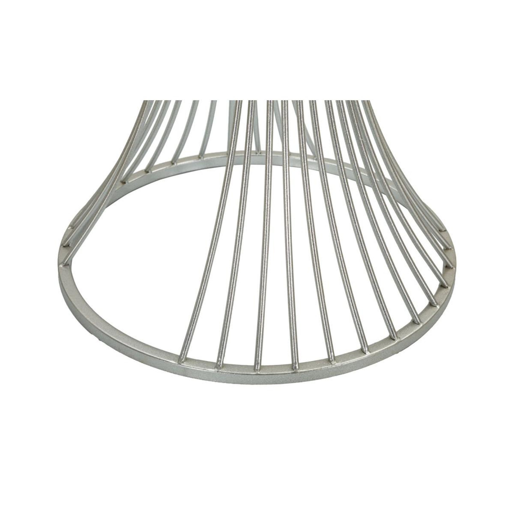 Voir la diapositive 5 : Paris Prix Table d'appoint en marbre  funnel  100cm argent