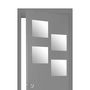 Voir la diapositive 3 : ATMOSPHERA Lot de 4 Miroirs Adhésifs  Carré  20x20cm Argent