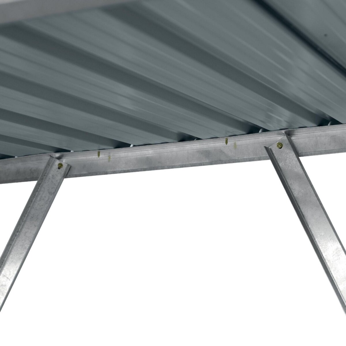 WERKAPRO Abri range bûches métal  1,64 x 0,83 H 1,57 m