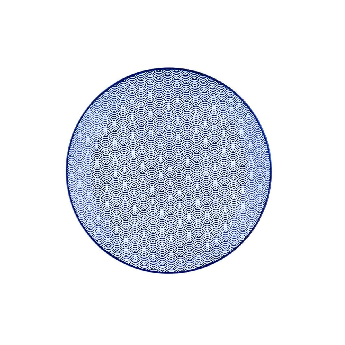BJORN Assiette PATTERN Ø26cm - 6 pièces - Dark blue