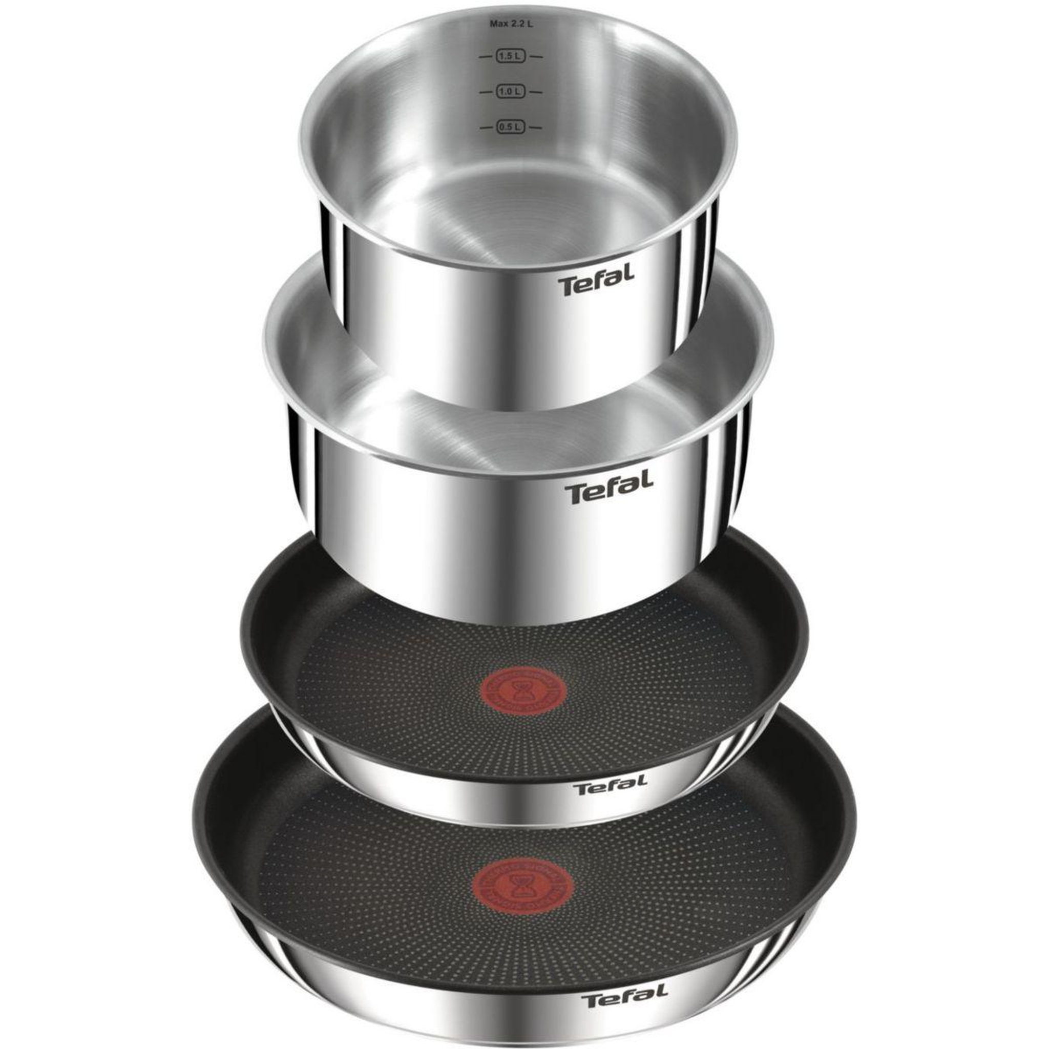 Voir la diapositive 2 : TEFAL Batterie de cuisine ingenio emotion 5 pcs