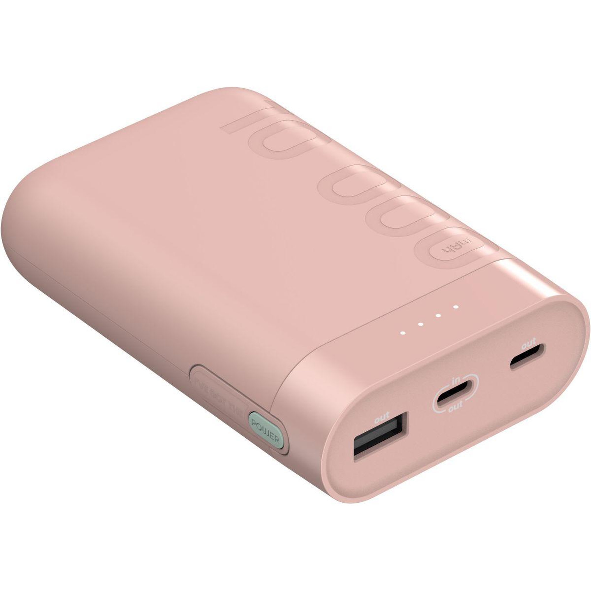 Voir la diapositive 3 : ESSENTIEL B Batterie externe 10000 mah rose