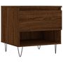 Voir la diapositive 2 : VIDAXL Table basse chene marron 50x46x50 cm bois d'ingenierie