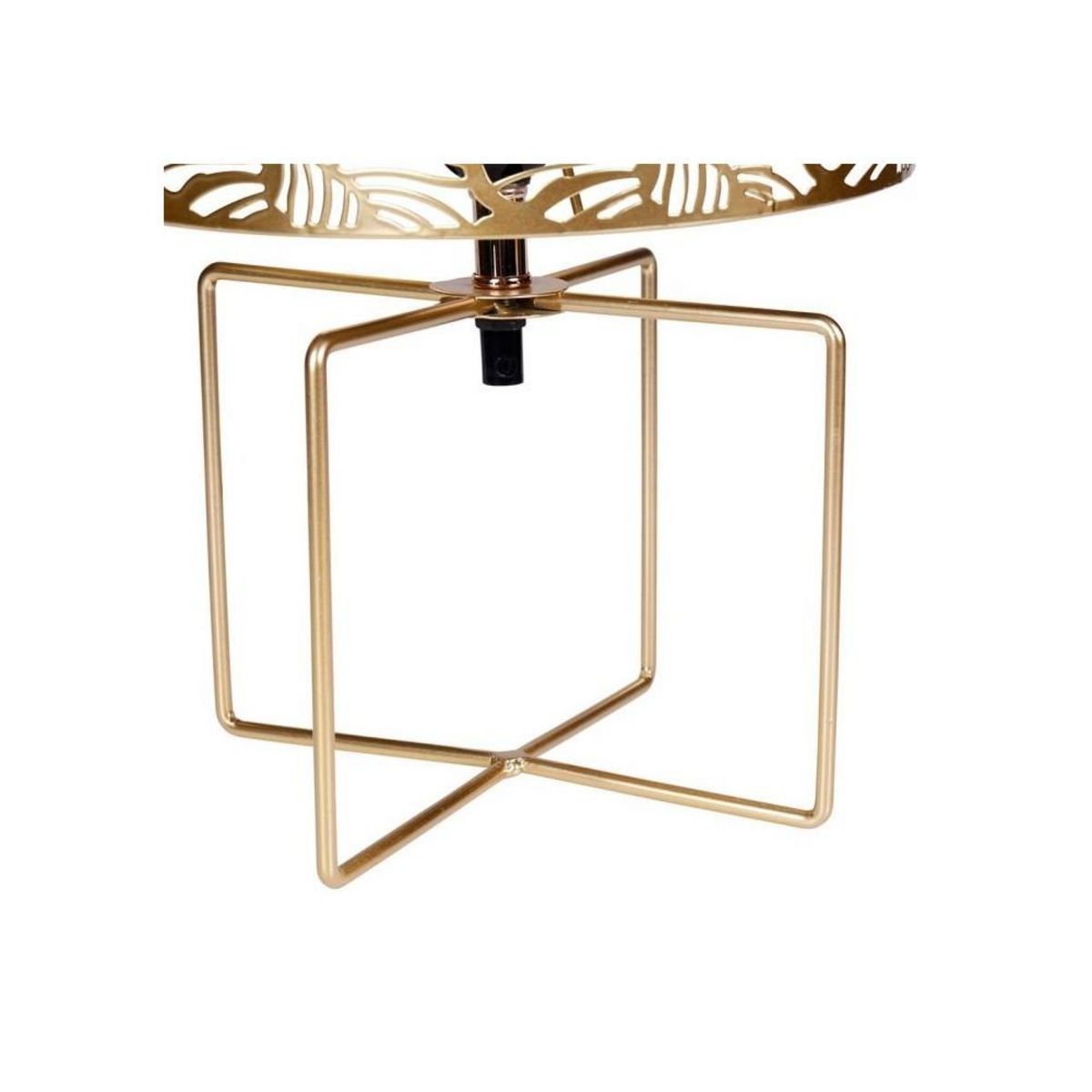 OSTARIA Lampe métal ajouré Calathéa doré