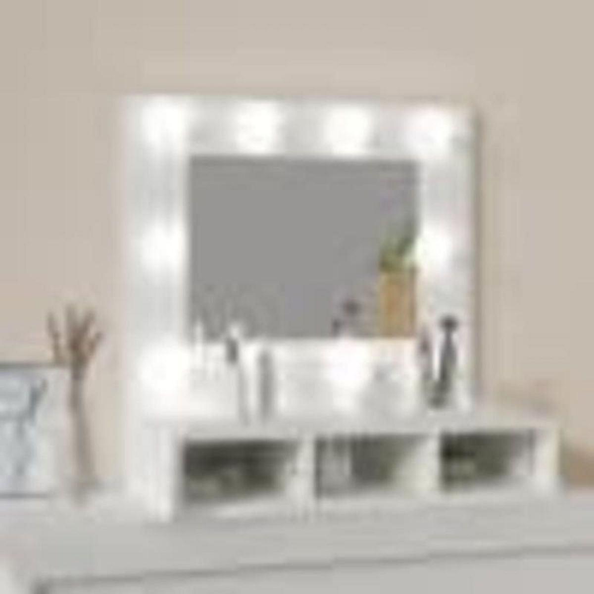 VIDAXL Armoire à miroir avec LED blanc 60x31,5x62 cm