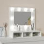 Voir la diapositive 3 : VIDAXL Armoire à miroir avec LED blanc 60x31,5x62 cm