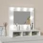 Voir la diapositive 3 : VIDAXL Armoire à miroir avec LED blanc 60x31,5x62 cm
