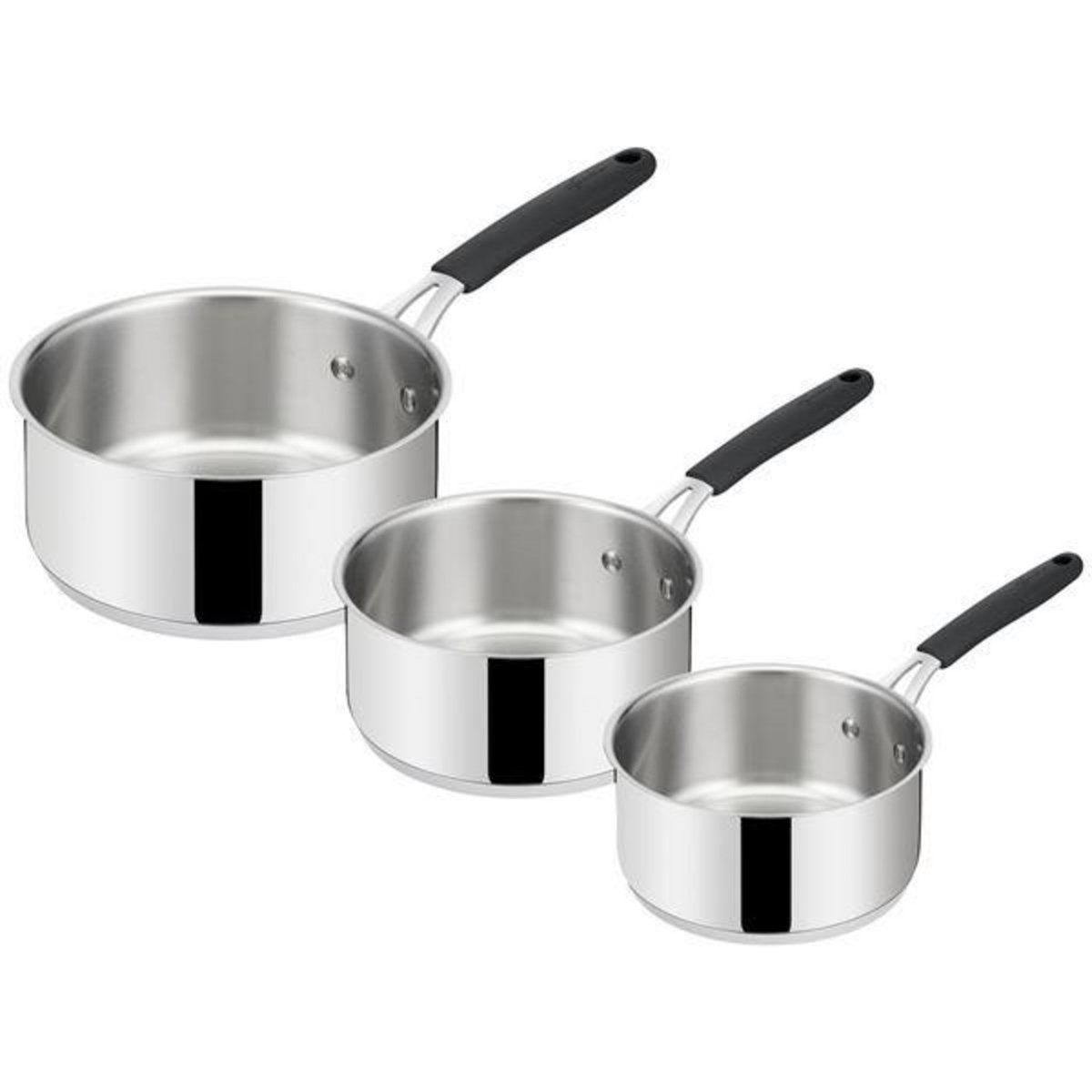Lagostina Série de 3 casseroles inox 16/18/20cm - 12896600003