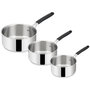 Voir la diapositive 1 : Lagostina Série de 3 casseroles inox 16/18/20cm - 12896600003