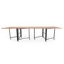 Voir la diapositive 6 : Paris Prix Table Console Extensible Effet Bois  Troy  100-300cm Chêne Clair