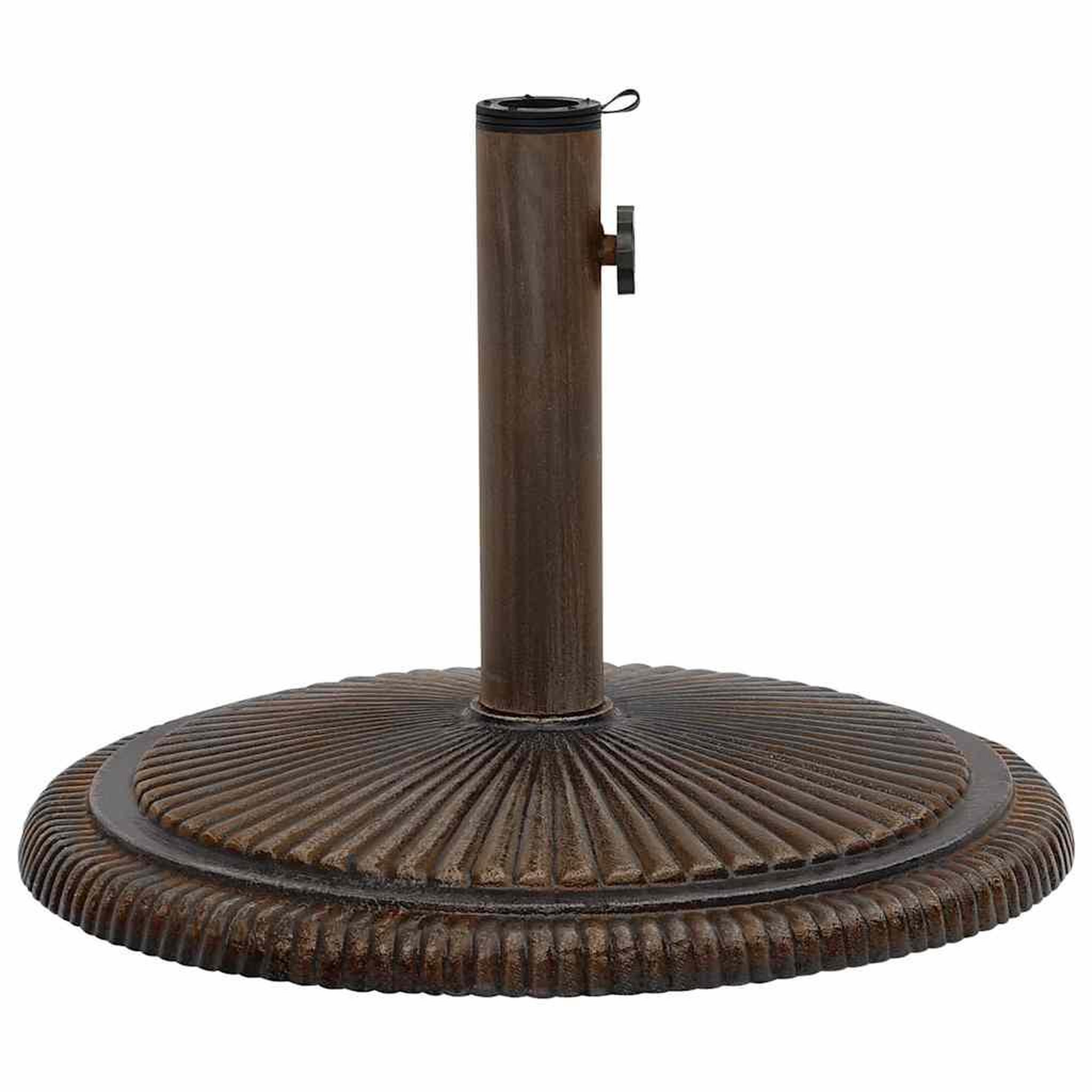 Voir la diapositive 4 : VIDAXL Socle de parasol Bronze 45x45x30 cm Fonte