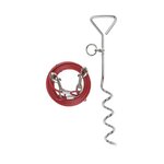 KERBL KERBL Laisse dattache avec ancrage spirale pour chien