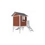 Voir la diapositive 4 : Axi House AXI Beach Lodge XL Maisonnette Scetinavian rouge Toboggan Gris