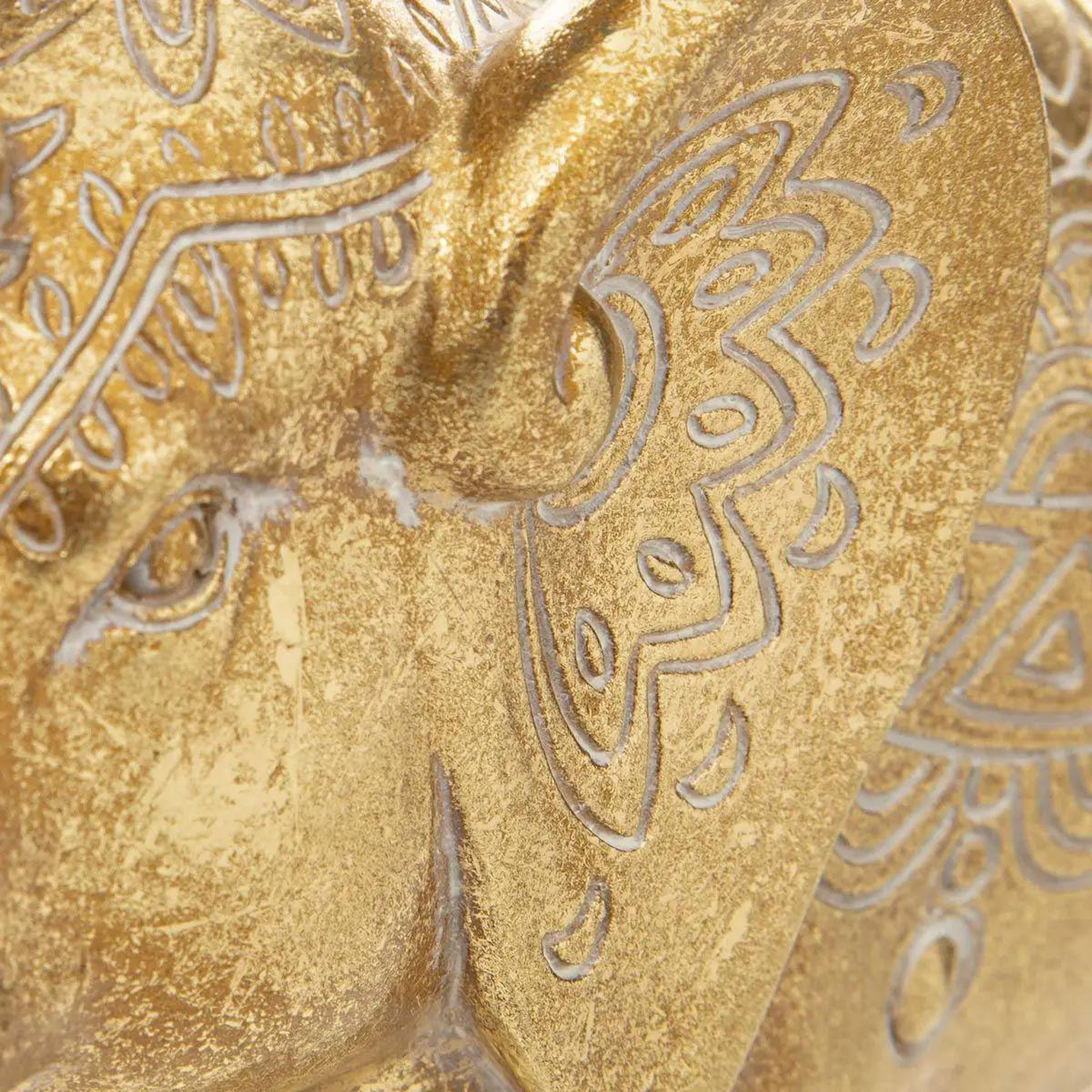 Voir la diapositive 2 : ATMOSPHERA Statuette déco éléphant  belinda  26cm or