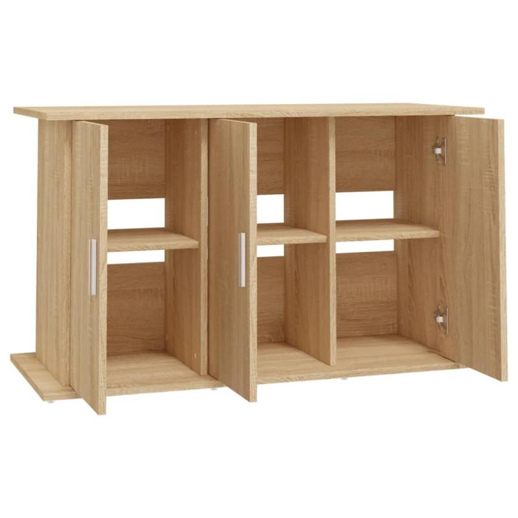 Voir la diapositive 6 : VIDAXL Support d aquarium chêne sonoma 101x41x58 cm bois d ingénierie