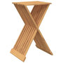 Voir la diapositive 2 : VIDAXL Tabouret pliant 40x32,5x70 cm Bois massif de teck