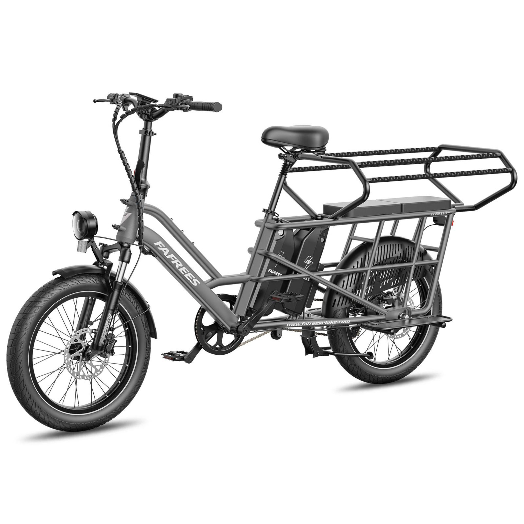 Voir la diapositive 3 : FAFREES Vélo utilitaire électrique fafrees ff20 cuv