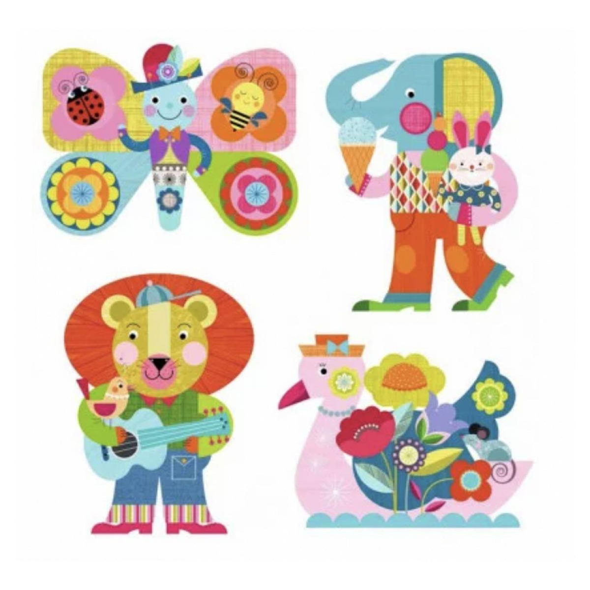 Djeco Coloriage magique a l eau animalo-len