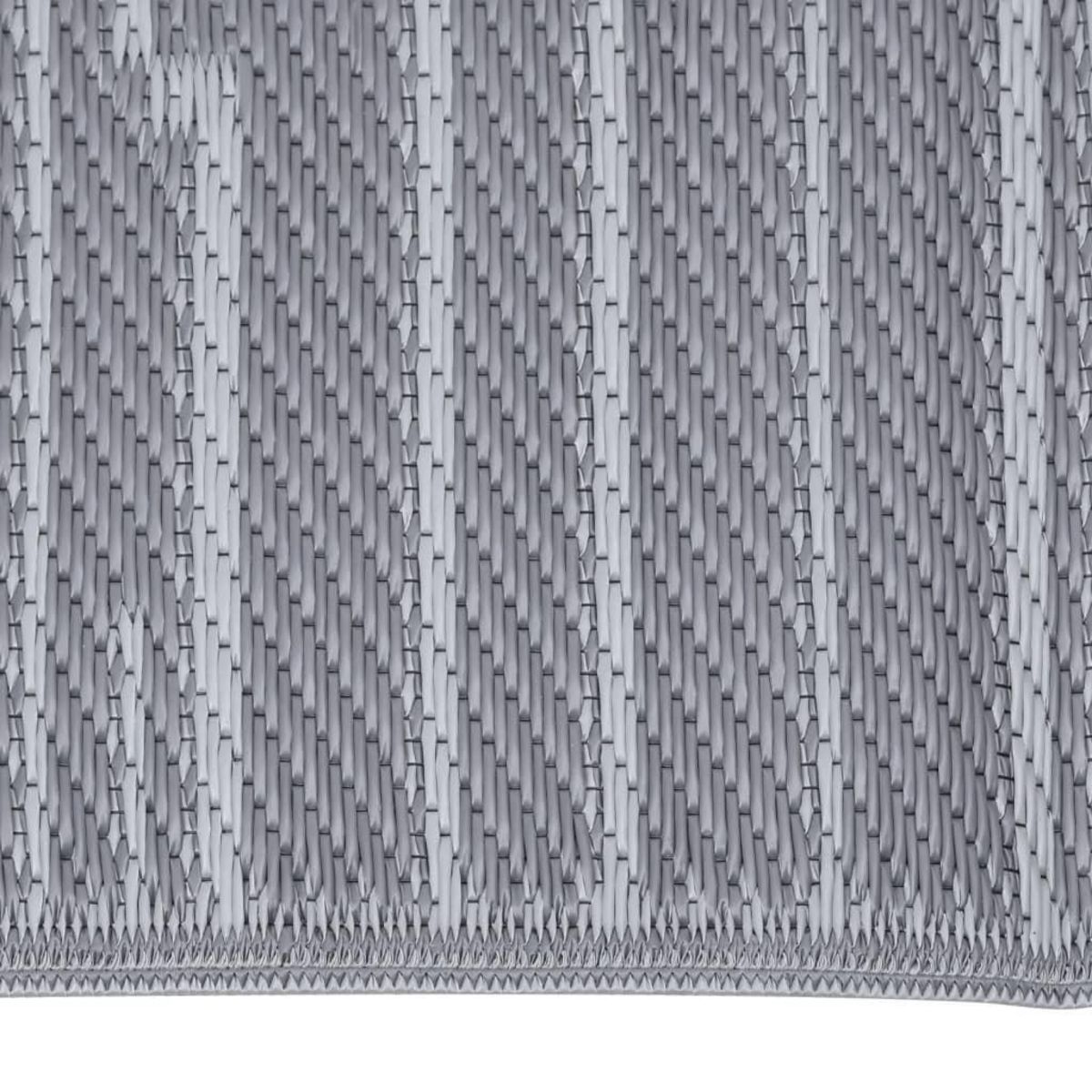 VIDAXL Tapis d'exterieur Anthracite 80x250 cm PP