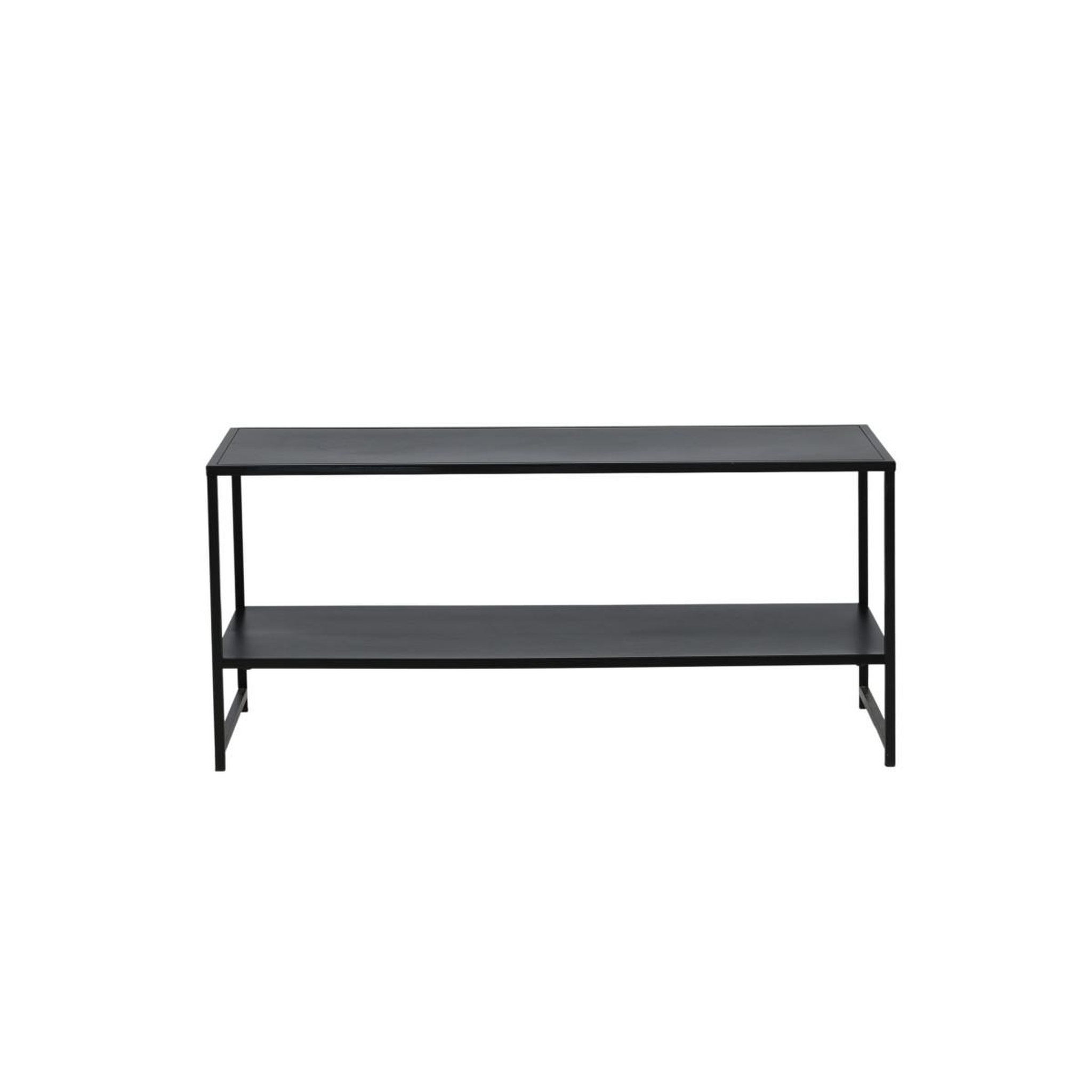 Voir la diapositive 3 : Paris Prix Table basse avec étagère  staal  102cm noir