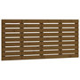 Voir la diapositive 2 : VIDAXL Tete de lit murale Marron miel 126x3x63 cm Bois massif de pin