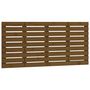 Voir la diapositive 2 : VIDAXL Tete de lit murale Marron miel 126x3x63 cm Bois massif de pin