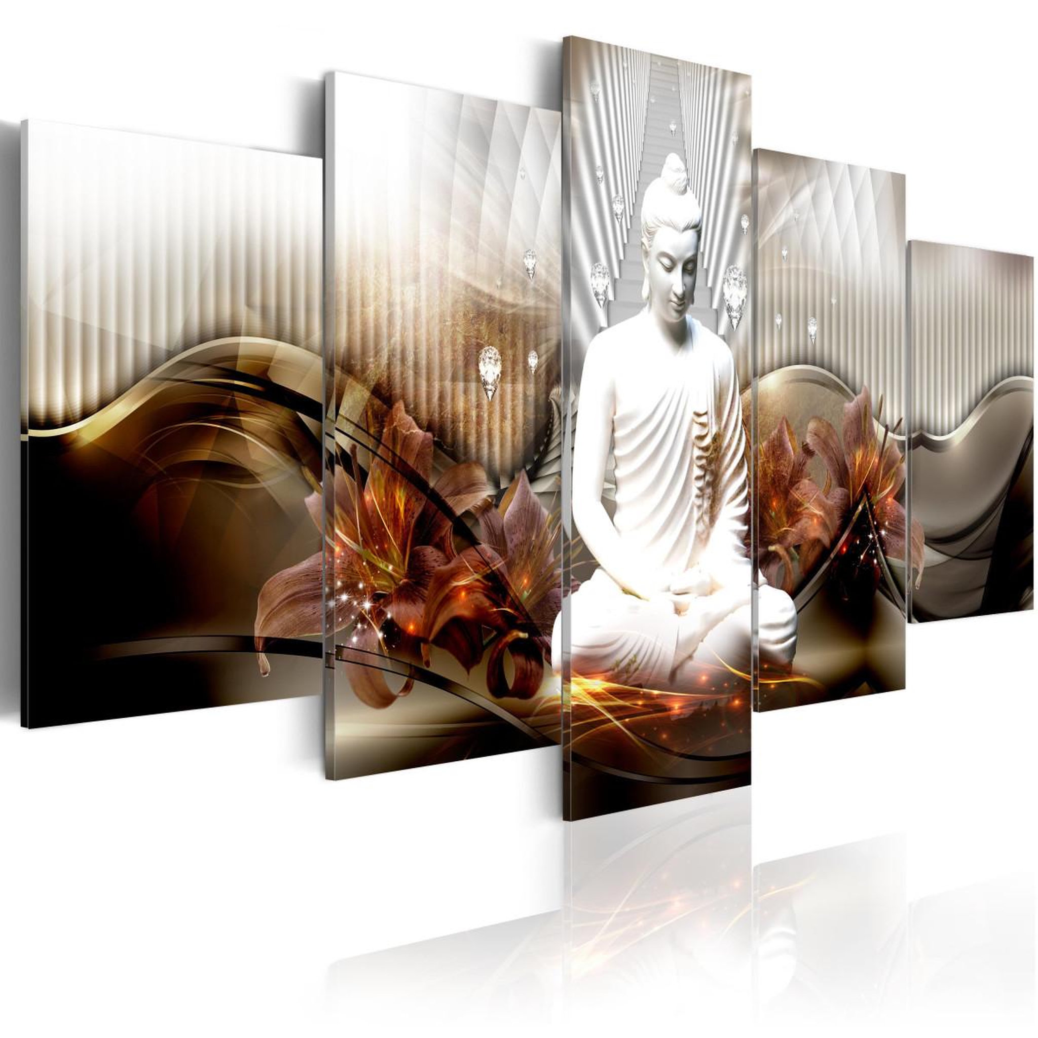 Voir la diapositive 1 : Paris Prix Tableau imprimé  crystal calm