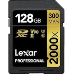 Lexar Carte mémoire Lexar 2000x 128 Go SDHC Classe 10 UHS 3