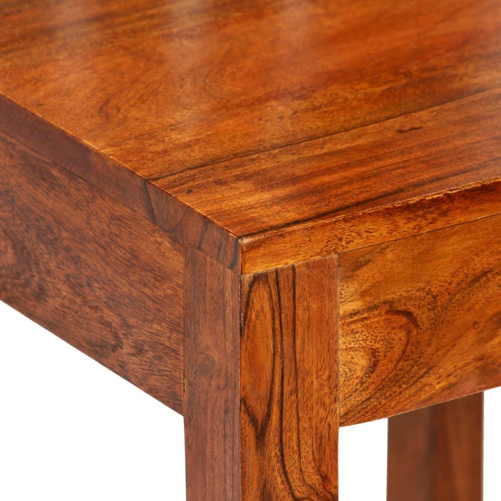 Voir la diapositive 5 : VIDAXL Ensemble de tables a manger 7 pcs manguier et acacia massif