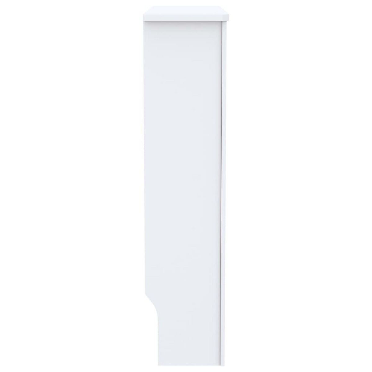 VIDAXL Cache-radiateur MDF Blanc 78 cm